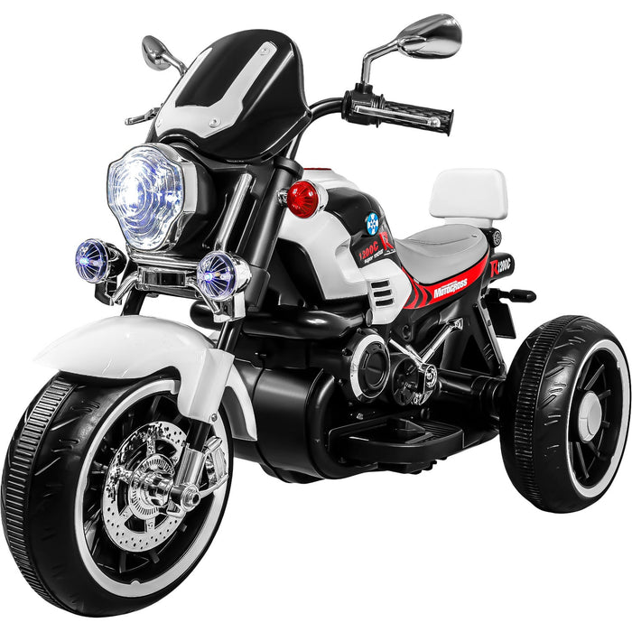 Moto Eléctrica Blanca Montable Para Niños De 2 A 5 Años Blanca
