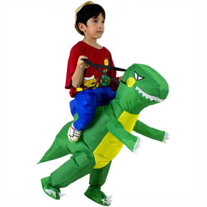 Disfraz Dinosaurio Traje Inflable Montable Jurasico