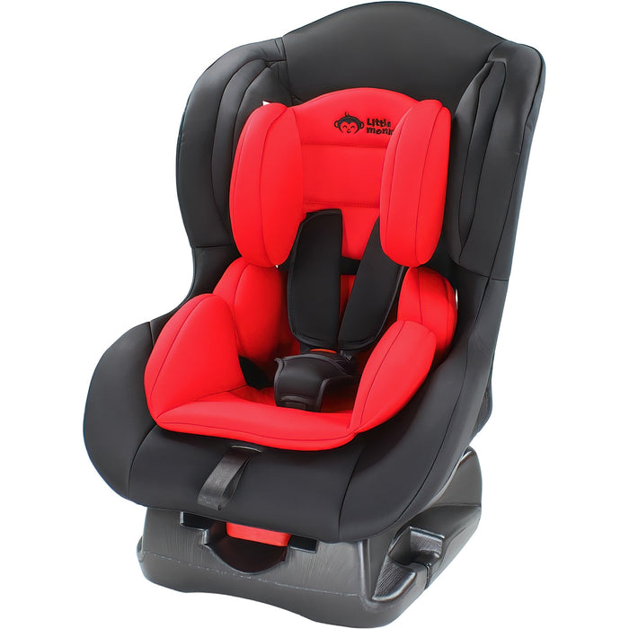 Autoasiento Rojo Bebe 3 Ajustes Arnes 5 Puntos Seguridad