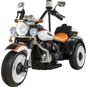 Motocicleta Montable Chopper Niños Policia Bluetooth Usb