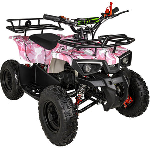 Cuatrimoto Montable Motor A Gasolina 49cc Niños 45km/h Color Rosa