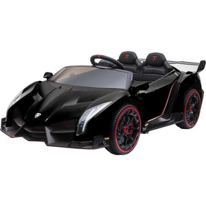 Carro Eléctrico Montable Lamborghini Negro Usb Mp3 12v