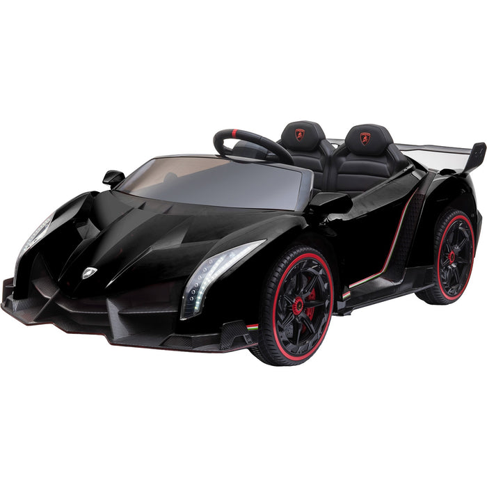 Carro Eléctrico Montable Lamborghini Negro Usb Mp3 12v