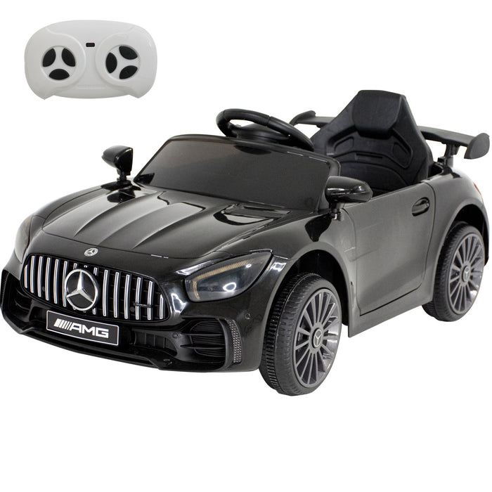 Montable Electrico Tipo Mercedes 12v con Control Remoto y Luces Negro