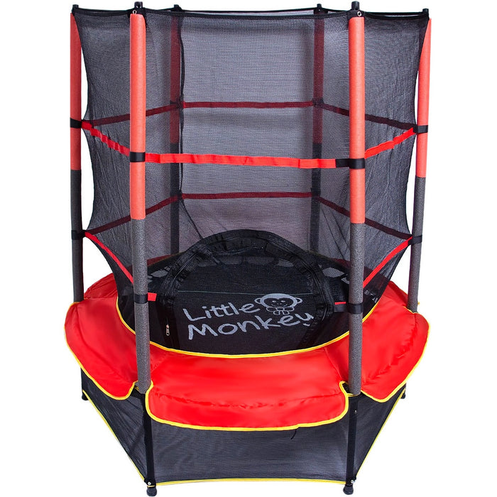 Trampolin Brincolin Individual 1.4m (4.59 pies) para Niños Color Rojo