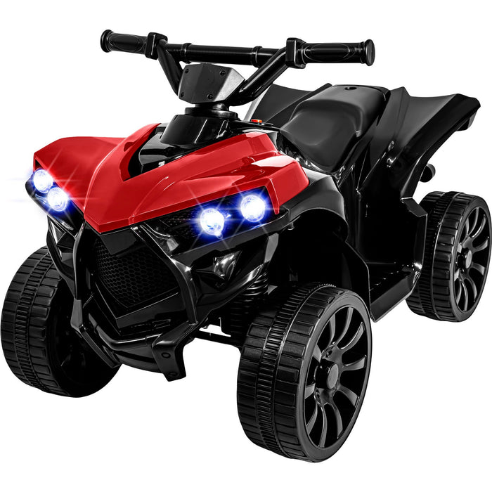 Montable Cuatrimoto Mini Electrica Infantil 25w 3 Km/h 6v Color Rojo