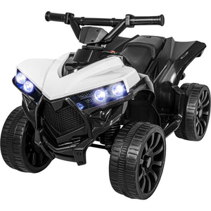 Montable Cuatrimoto Mini Electrica Infantil 25w 3 Km/h 6v Blanca