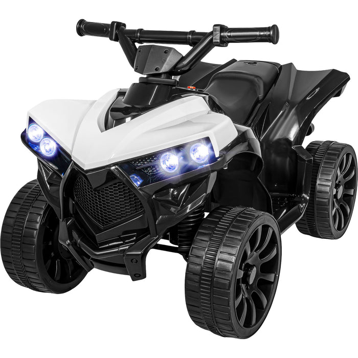 Montable Cuatrimoto Mini Electrica Infantil 25w 3 Km/h 6v Blanca