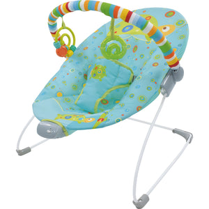 Bouncer Azul Silla Mecedora para bebe Vibradora Bebe Con Juguetes Portatil