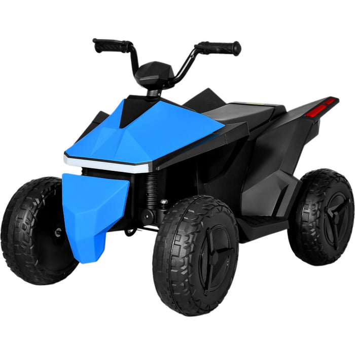 Cuatrimoto Tesla Electrica Montable Niños 12v 8 Km/h Color Azul