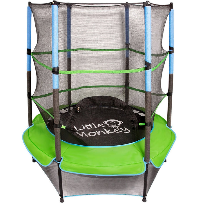 Trampolin Brincolin Individual 1.4m (4.59 pies) para Niños Color Verde