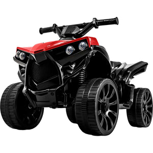 Montable Cuatrimoto Mini Electrica Infantil 25w 3 Km/h 6v Color Rojo