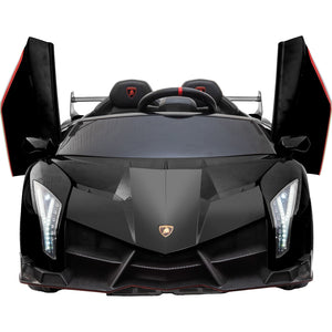 Carro Eléctrico Montable Lamborghini Negro Usb Mp3 12v