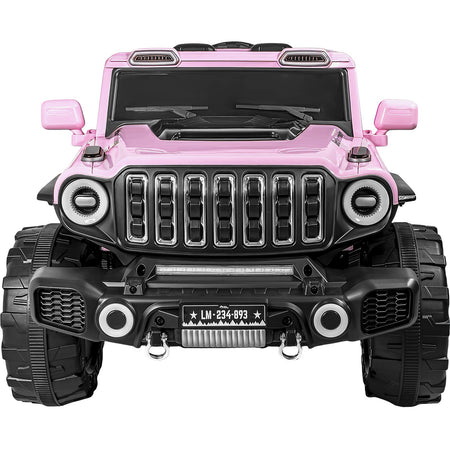 Carro Montable Electrico Control Remoto 4x4 Musica Bluetooth Color Rosa