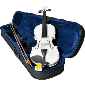 Violí­n Acústico 4/4 Incluye Arco, Brea y Estuche Color Blanco