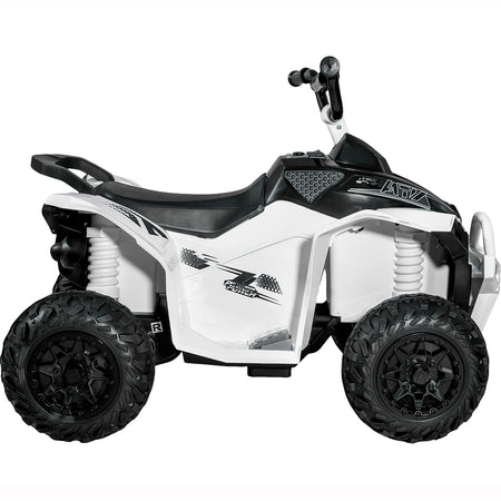 Montable Cuatrimoto Electrica 2 Velocidades 4.3 Km/h 12v Blanca