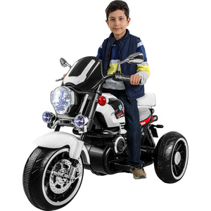 Moto Eléctrica Blanca Montable Para Niños De 2 A 5 Años Blanca
