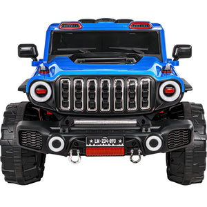 Carro Montable Electrico Control Remoto 4x4 Policia Musica Bluetooth