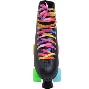 Patines 4 Ruedas Clasicos Quads Profesionales Cuero Sintetic Talla 24