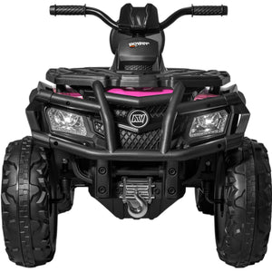 Montable Cuatrimoto Electrica Usb Bluetooth Radio 2 Vel 12v Color Rosa