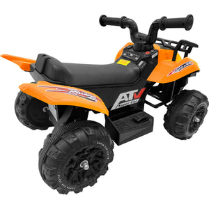Cuatrimoto Montable Eléctrica 6v Moto Niña Música Led Negro