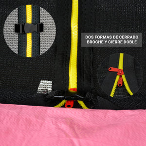Trampolin Brincolin Tombling 10 Pies 3mts Rosa Red Seguridad
