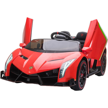 Carro Eléctrico Montable Lamborghini Rojo Usb Mp3 12v