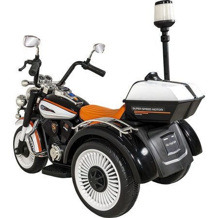 Motocicleta Montable Chopper Niños Policia Bluetooth Usb