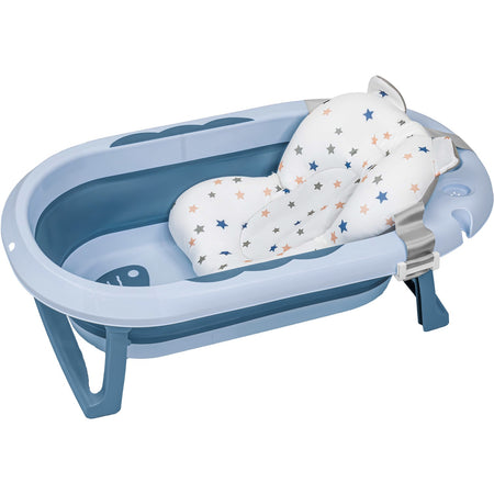 Bañera Bebe Tina Pegable Portatil Viaje Cojin Termometro