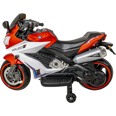 Motocicleta Montable Electrica Deportiva Niño Luces Musica Color Rojo
