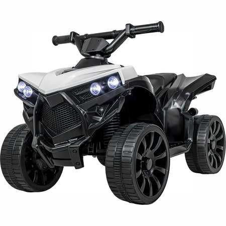 Montable Cuatrimoto Mini Electrica Infantil 25w 3 Km/h 6v Blanca