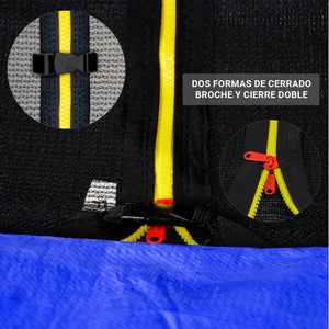 Trampolin Brincolin 15 Pies (4.57 m) para Niños Reforzado con Red