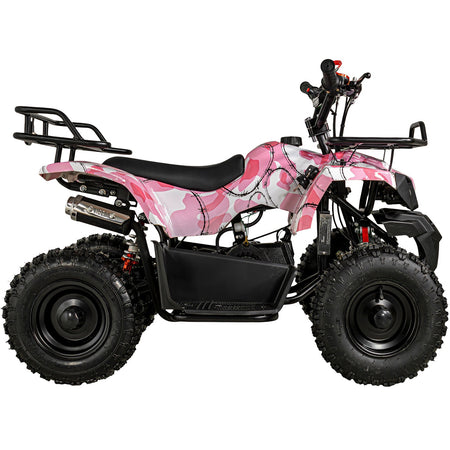 Cuatrimoto Montable Motor A Gasolina 49cc Niños 45km/h Color Rosa