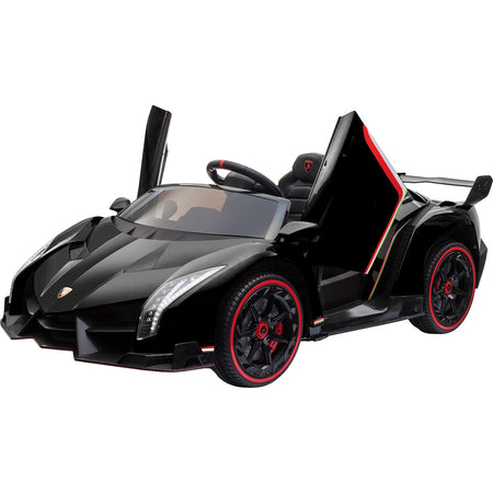 Carro Eléctrico Montable Lamborghini Negro Usb Mp3 12v