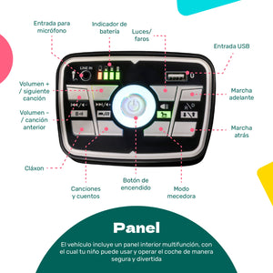 Carro Montable Electrico Control Remoto 4x4 Musica Bluetooth Color Rosa