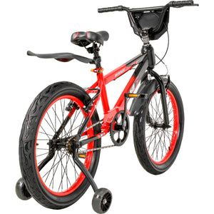 Bicicleta Infantil Rodada 20 Niños Bici Color Rojo Luces Led