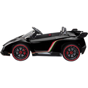 Carro Eléctrico Montable Lamborghini Negro Usb Mp3 12v