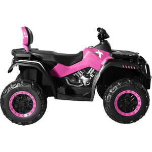 Montable Cuatrimoto Electrica Usb Bluetooth Radio 2 Vel 12v Color Rosa