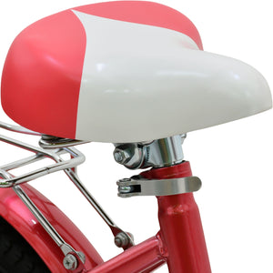 Bicicleta Infantil Roja Niños Rodada 16 Con Canasta Color Rosa