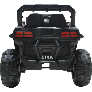 Montable Buggy Luces Sonido Musica Mp3 Carrito Electrico 12v Rojo