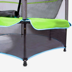 Trampolin Brincolin Individual 1.4m (4.59 pies) para Niños Color Verde