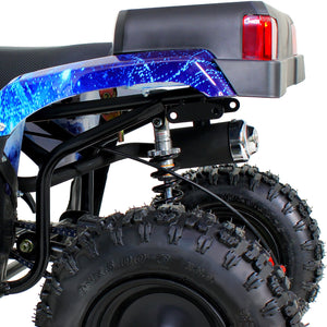Mini Cuatrimoto Atv Niños Montable 49cc Motor Gasolina Azul