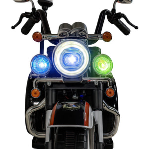 Motocicleta Montable Chopper Niños Policia Bluetooth Usb