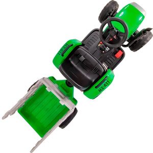 Montable Electrico Tipo Tractor 12v 8 Km con Luz y Sonido
