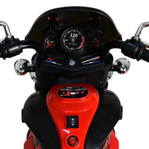 Moto Eléctrica Blanca Montable Para Niños De 2 A 5 años Color rojo