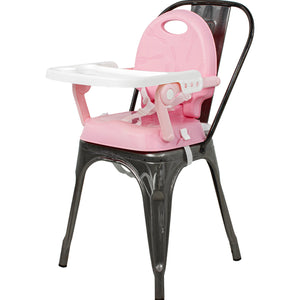 Silla Periquera Alta Bebe Plegable 3 En 1 Bandeja Ajustable
