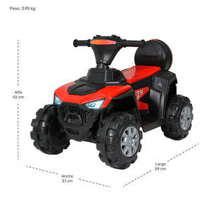 Cuatrimoto Montable Eléctrico 6v Moto Niños Recargable