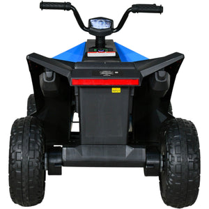 Cuatrimoto Tesla Electrica Montable Niños 12v 8 Km/h Color Azul