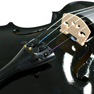 Violí­n Acústico 4/4 Incluye Arco, Brea y Estuche Color Negro