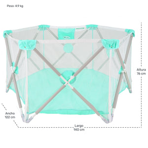 Corralito Para Bebe Plegable Infantil 1.40m Gimnasio Juegos